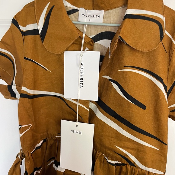 Wolf & Rita Kids Brown Elisabete Dress - Picture 3 of 6